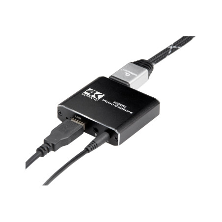 Gembird | USB HDMI grabber, 4K, pass-through HDMI | UHG-4K2-01