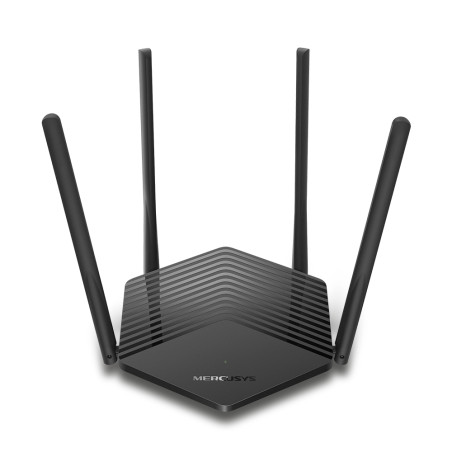 Mercusys | AX1500 WiFi 6 Router | MR60X | 802.11ax | 1201+300 Mbit/s | 10/100/1000 Mbit/s | Ethernet LAN (RJ-45) ports 2 | Mesh Support No | MU-MiMO Yes | No mobile broadband | Antenna type External