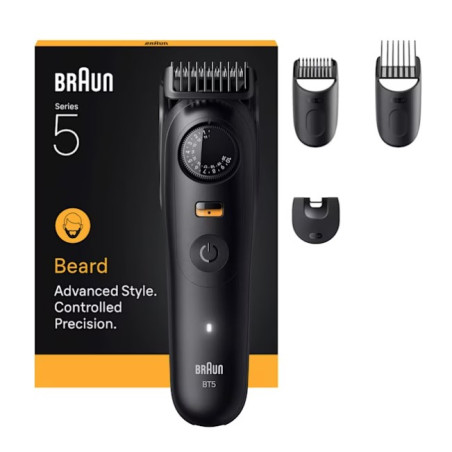 Braun BeardTrimmer 9 BT5520 beard trimmer Battery 40 2 cm Wet & Dry Black