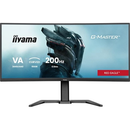 iiyama G-MASTER GCB3484WQSU-B2 34IN PRO-GAMING 0.4MS VA LCD 3440X144 computer monitor 86.4 cm (34") 3440 x 1440 pixels UltraWide Quad HD Black