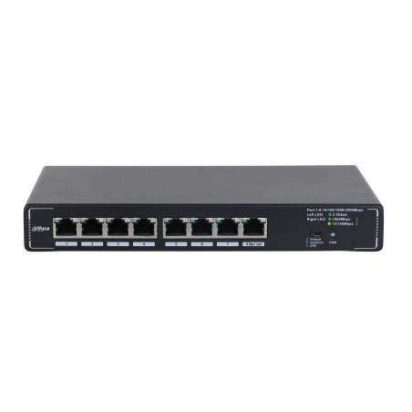 Dahua Technology SMG1008 network switch Unmanaged 2.5G Ethernet (100/1000/2500) Black
