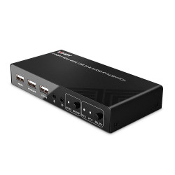 Lindy 2 Port HDMI 4K60, USB...