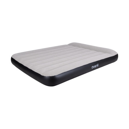 Duży materac pompowany AVENLI z wbudowaną pompką 203x152x30