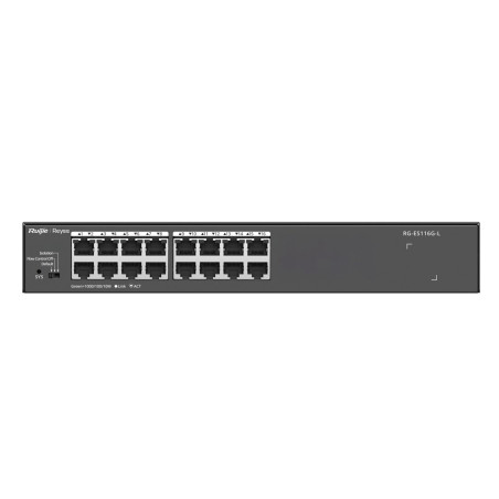 Ruijie Networks RG-ES116G-L network switch Unmanaged L2 Gigabit Ethernet (10/100/1000) Black