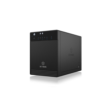 ICY BOX IB-3740-C31 HDD/SSD enclosure Black 2.5/3.5"