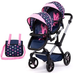 Bayer Twin stroller blue...