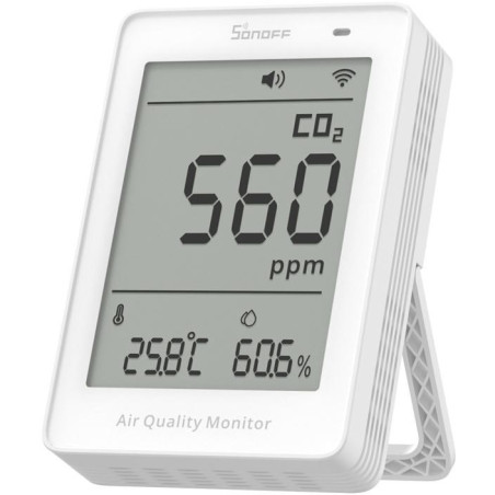 Sonoff SAWF-08P AirGuard CO2 Matter przez Wi-Fi Monitor jakości powietrza
