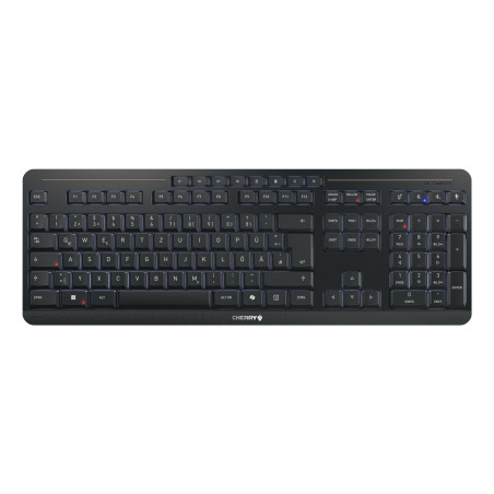 CHERRY Stream ultimate keyboard Home/Office USB + RF Wireless + Bluetooth QWERTZ German Black