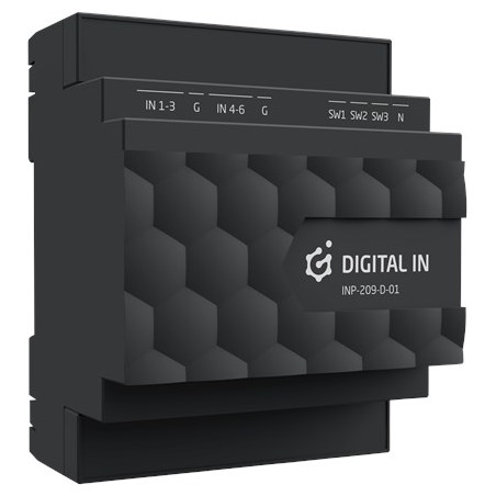 Digital input module (6+3) Grenton / DIN rail mounting / TF-Bus