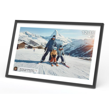 Denver PFF-1081 digital photo frame Black 25.6 cm (10.1") Touchscreen Wi-Fi