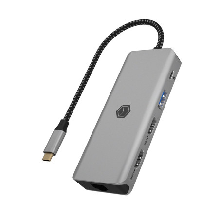 ICY BOX Docking Station 9-in-1 Portable USB