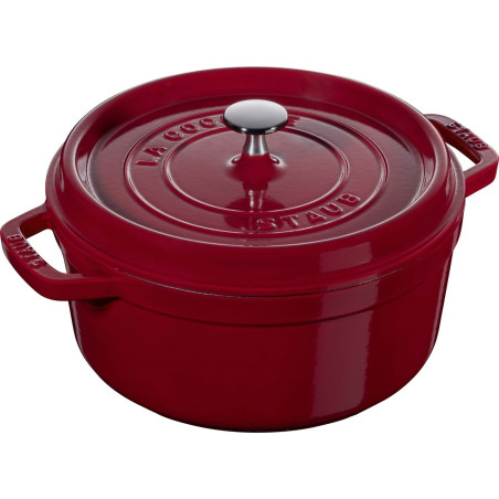 STAUB LA COCOTTE Cast iron pot round 6.7 ltr, chestnut