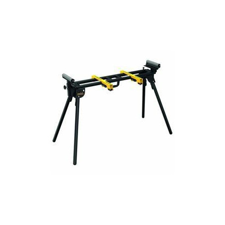 Workstation for mitre saws, range of work with high