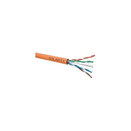 TWISTED PAIR CABLE SOLARIX CAT.6 U/UTP LSOHFR B2ca s1d1a1 spool 500M