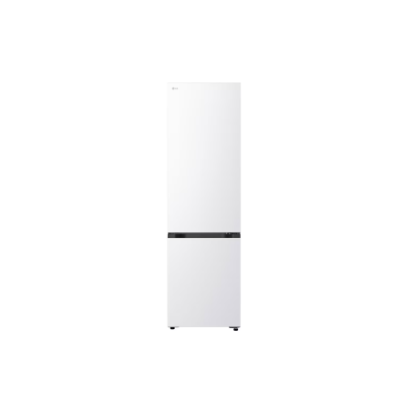 LG Refrigerator | GBBS322CSW | Energy efficiency class C | Free standing | Combi | Height 203 cm | Fridge net capacity 262 L | Freezer net capacity 113 L | Display | 34 dB | White