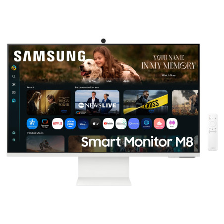 Samsung | LS32FM801UUXDU | 32 " | VA | 16:9 | 60 Hz | 4 ms | 3840 x 2160 pixels | 400 cd/m² | HDMI ports quantity 1 | White