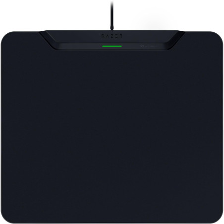 Razer | Wireless Charging Gaming Mouse Mat and Puck, Hard Edition | HyperFlux V2 Wireless Charging System | Gaming Mouse Mat | 360 x 311 mm | Black