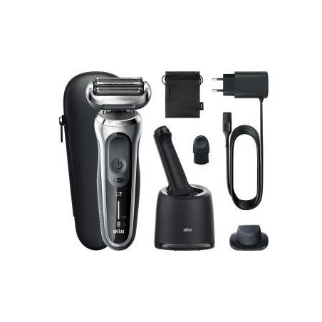 Braun Series 7 71-S7200cc Foil shaver Trimmer Black, Silver