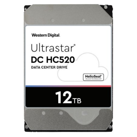 Western Digital Ultrastar DC HC520 12TB internal hard drive 7200 RPM 256 MB 3.5" Serial ATA III