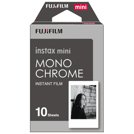 Fujifilm | Instax Mini | Monochrome (10pl) Instant Film | 54 x 86 mm | Quantity 10