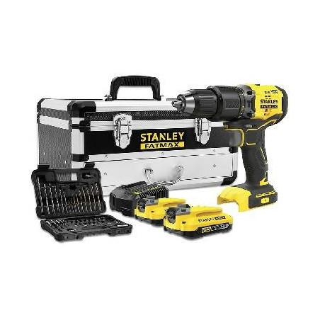 STANLEY WKRĘTARKA V20 SFMCD715D2F 60Nm 2x2,0Ah +50ACC SKRZYNIA METAL ...
