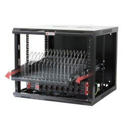 Techly I-CABINET-TRAY14BK...