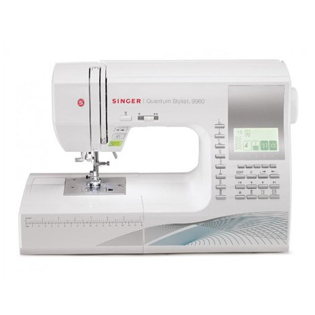 Singer 9960 Quantum Stylist sewing machine, white