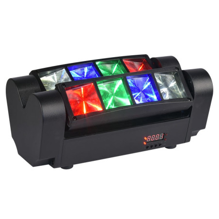 LIGHT4ME Spider MKII Turbo - 8x3W RGBW LED effect