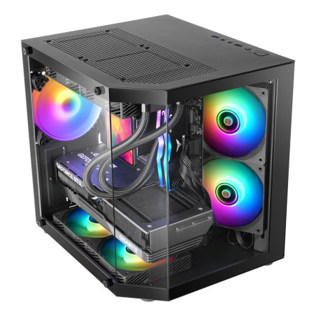 Mars Gaming MC-3TLITE Mini Tower Black