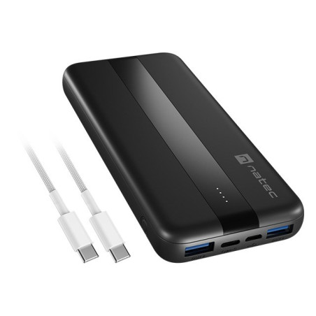 NATEC TREVI SLIM Q V2 Lithium Polymer (LiPo) 10000 mAh Black