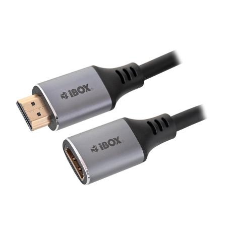 IBox ITVFMHD012 HDMI to HDMI 4K extension cable with gold plug 2 m