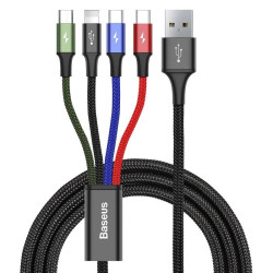 Cable USB Baseus Fast 4in1...