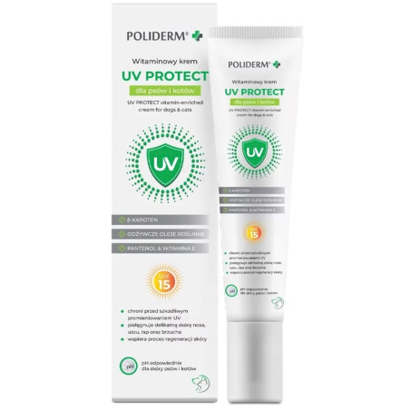 JM SANTE Poliderm UV Protect – cream for dogs and cats – 15ml