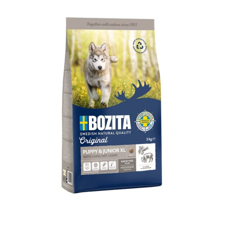 BOZITA Original Puppy & Junior XL Lamb  - dry dog food - 12kg