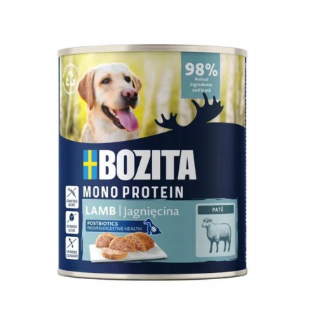 BOZITA Mono Pate Lamb - wet dog food - 800g