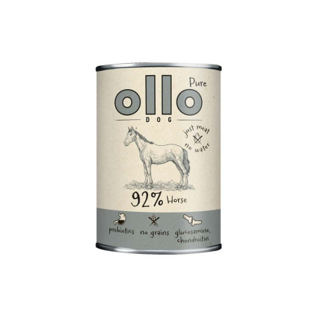 OLLO Pure Horse Mono - wet dog food - 850g