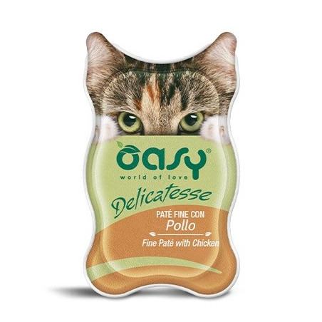OASY Delicatesse Fine paté with Chicken - wet cat food - 85g