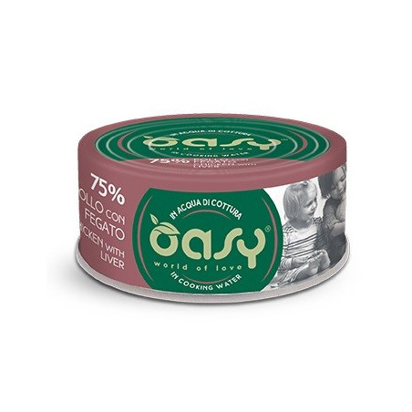 OASY More Love Chicken with liver - wet cat food - 70g