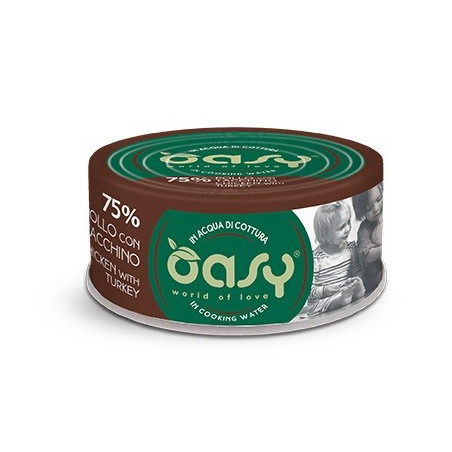 OASY More Love Chicken with turkey - wet cat food - 70g
