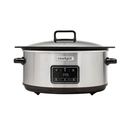 Crock-Pot CSC112X 6.5-litre slow cooker (silver)