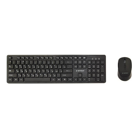 Gembird KBS-WCH-04-RU | Keyboard and Mouse Set | Wireless | Russian | Black