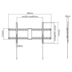 Gembird | Wall mount |...