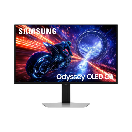 Samsung | LS27FG602SUXEN | 27 " | OLED | QHD | 16:9 | 500 Hz | 0.03 ms | 2560 x 1440 pixels | 300 cd/m² | HDMI ports quantity 2 | Silver