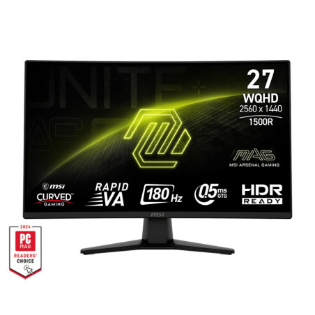 LCD Monitor|MSI|27 "|2560 x 1440 pixels|Wide Quad HD|Native aspect ratio 16:9|Curved|MAG274CQF