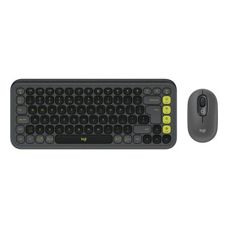 KEYBOARD +MOUSE COMBO POP ICON/GR/GREEN 920-013140 LOGITECH