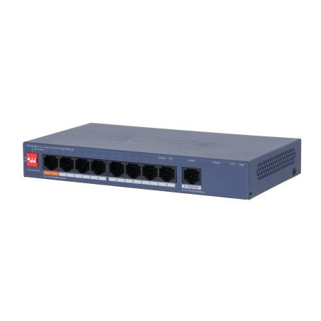 Switch|DAHUA|CS4009-8ET1GT-60|Switch type Managed|Switch layer L2|9xRJ-45 ports|RJ-45 Ports Type Gigabit Ethernet (10/100/1000)|8xFast Ethernet (copper) ports quantity|1xGigabit Ethernet (copper) ports quantity|Power over Ethernet (PoE) Yes|CS4009-8ET1GT-60