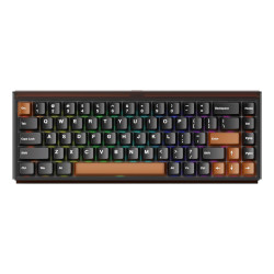 KEYBOARD WRL RAY68-HE/BROWN...