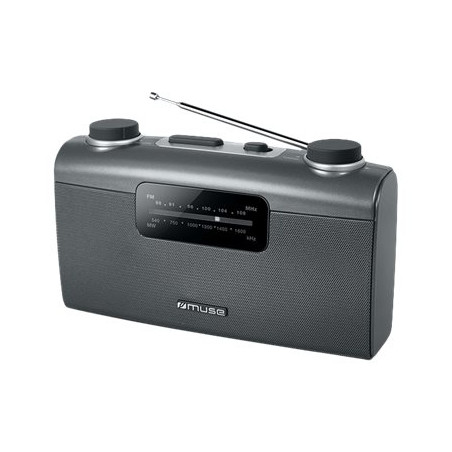 Muse | Portable radio | M-058R | AUX in | Black