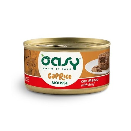 OASY Caprice Mousse Beef - wet cat food - 85g
