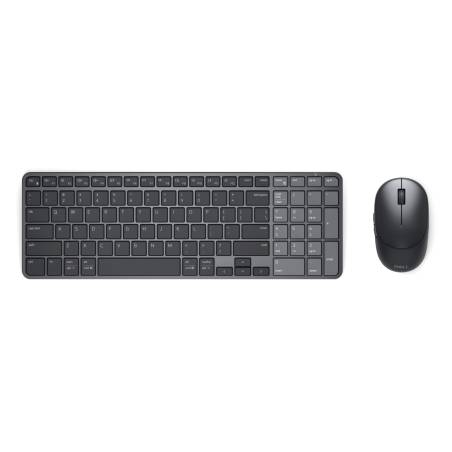 Dell Pro 7 Rechargeable Compact Keyboard and Mouse - KM746 | Keyboard and Mouse Set | Wireless | Bluetooth | US International | Graphite